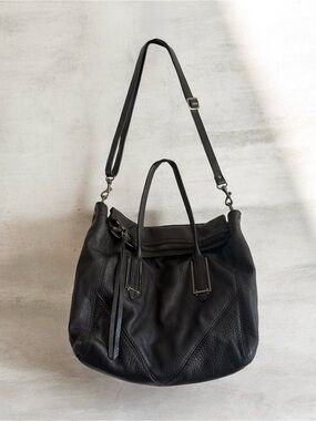 Botkier Black Leather Shoulder Tote